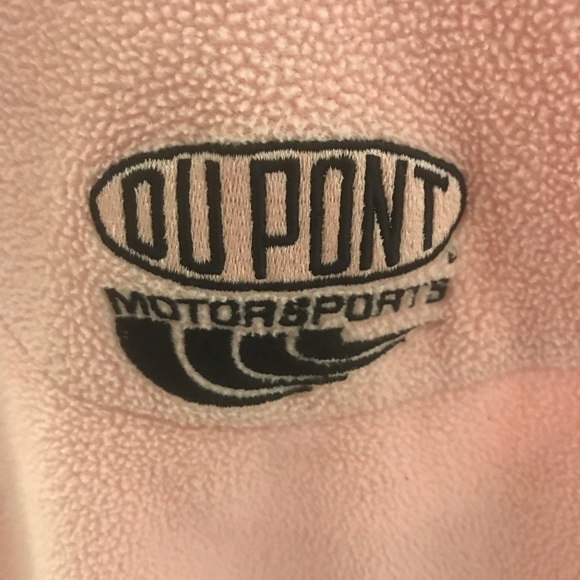 Jeff Gordon DuPont NASCAR Winner’s Circle Pink Fleece 1/4 Zip Size Women’s XL - Picture 3 of 4